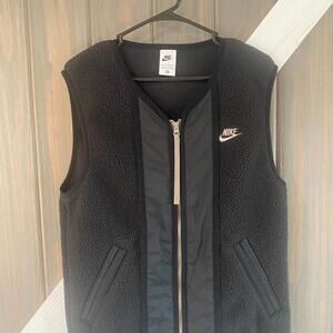 Nike Fleece Full Zip Vest - Size XS